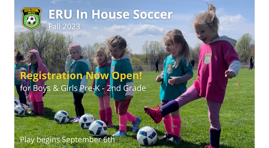 Register for Fall In House Soccer